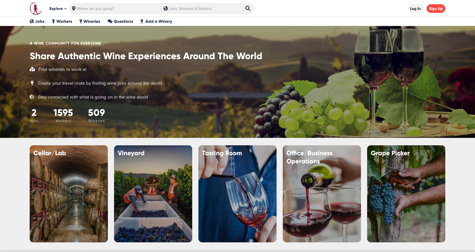Wine Experiences Platform